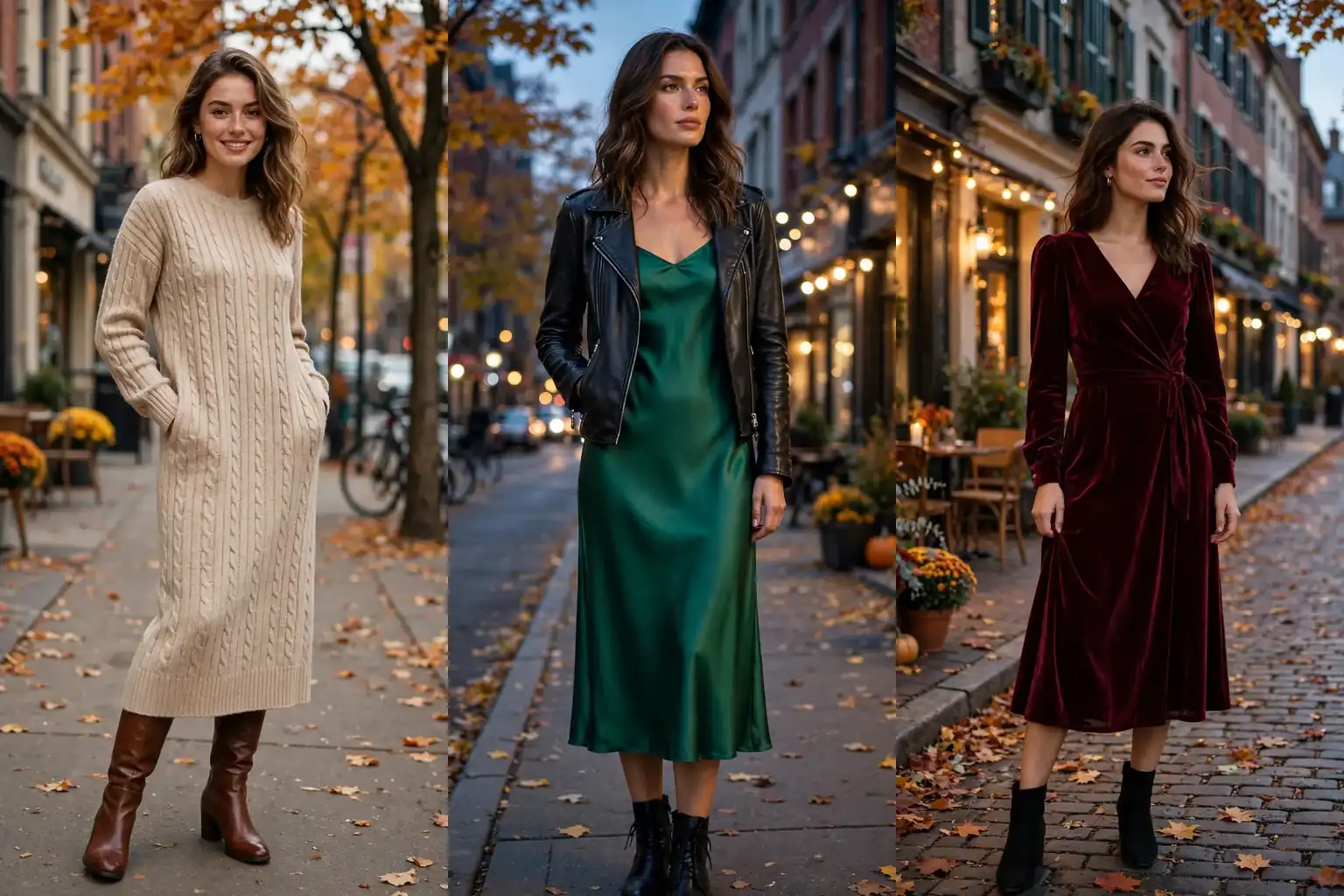 Featured image for 25 Fall Dress Outfits That Look Polished, Not Overdone