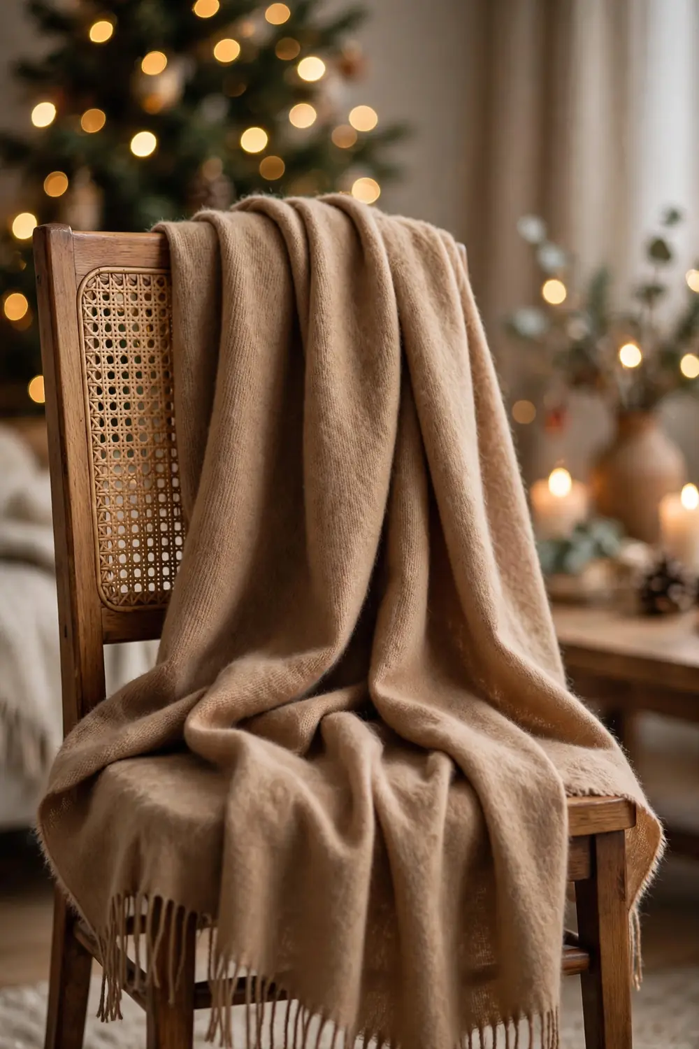 Cashmere feel scarf