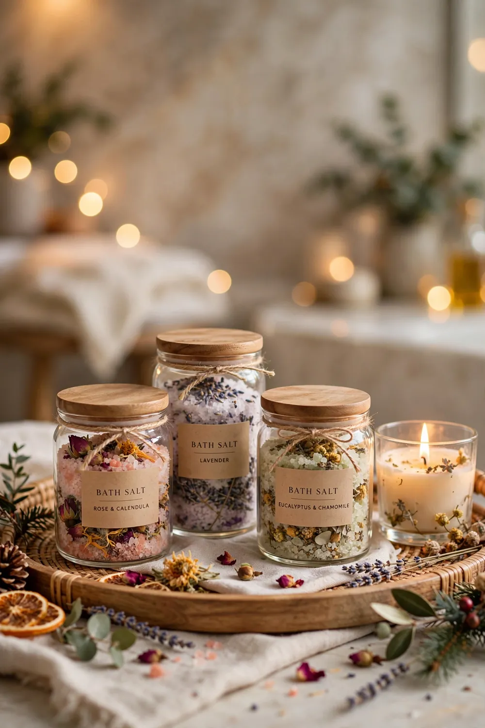 Luxury bath salt collection