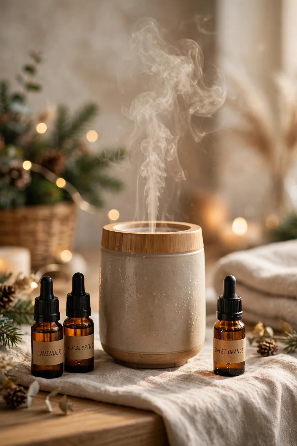 Essential oil diffuser set