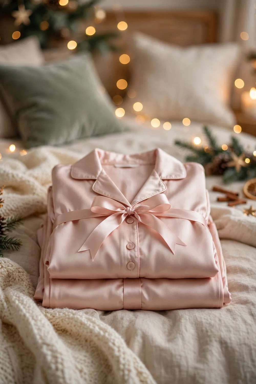Satin pajama set